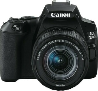 The Good Guys Canon 200D Mark II DSLR 18-55mm Lens Kit offer