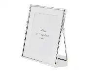 David Jones Easel 5x7 Shiny Silver Metal Photo Frame