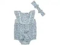 David Jones David Jones Emma Romper & Headband Set (000 - 2Y) offer