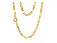 Grahams Jewellers 9ct Gold 45cm Zirconia Chain offer