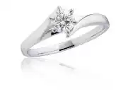 Grahams Jewellers Certified Diamond 18ct White Gold Diamond Ring offer