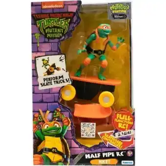 BIG W New teenage mutant ninja turtles michelangelo half pipe remote control offer