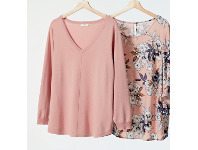 Harris Scarfe Khoko Plus Linen Blend Ruffle Sleeve Top offer