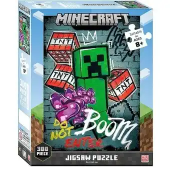 BIG W Minecraft graffiti creeper puzzle offer