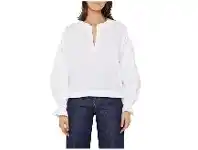 Jag Amy Cotton Poplin Shoulder Top