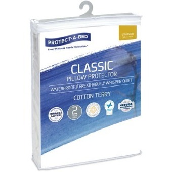 BIG W Protect-a-bed waterproof cotton terry pillow protector offer