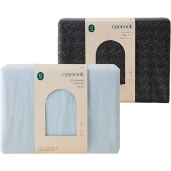 BIG W Openook flannelette sheet sets - queen offer