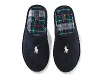 David Jones Polo Ralph Lauren Klarence Microsuede Scuff with White PP offer