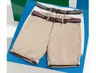 Politix Wallington Chino Short with Belt