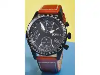 Hugo Boss Pilot Edition Chrono Brown Leather Band Watch