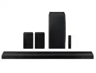 Bing Lee Samsung 5.1.4 Channel 470 Watt Dolby Atmos Soundbar with Wireless Subwoofer and Rear Speakers offer