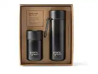David Jones Frank Green Ceramic Bottle Gift Set 600ml & 295ml - Black offer