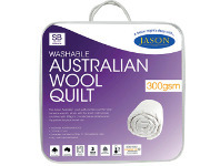 Harris Scarfe Jason 300GSM Australian Wool Underlay QB offer