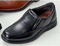 Harris Scarfe Hush Puppies Transport Wide Leather Slip On offer