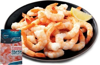 IGA Global Premium Cooked Prawn Culets 500g offer