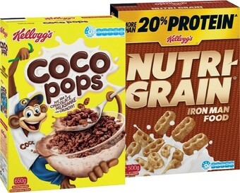 IGA Kellogg's Cereals 500-730g Selected Varieties offer