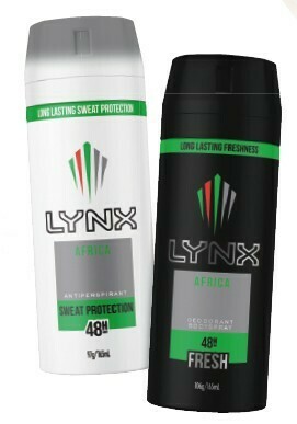 IGA Lynx Antiperspirant or Deodorant Body Spray 165mL Selected Varieties offer