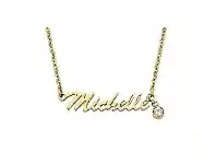 Stainless Steel Pre-made Name Necklace - Ashley