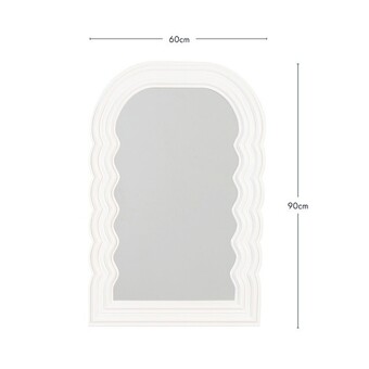 Pillow Talk Olivia scallop mirror by m.u.s.e. offer