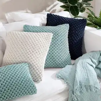 Pillow Talk Harbour square cushion by habitat offer