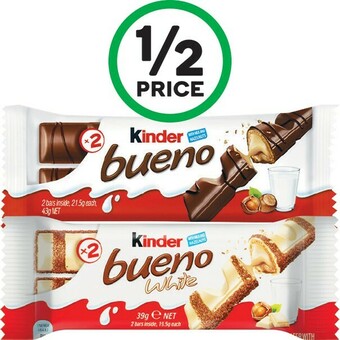 Woolworths Kinder Bueno 39-43g offer