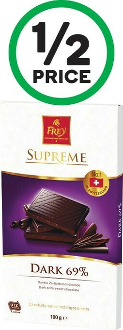 Woolworths Frey Chocolate Blocks 100g offer