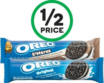 Woolworths Oreo Cookies 133-147g offer