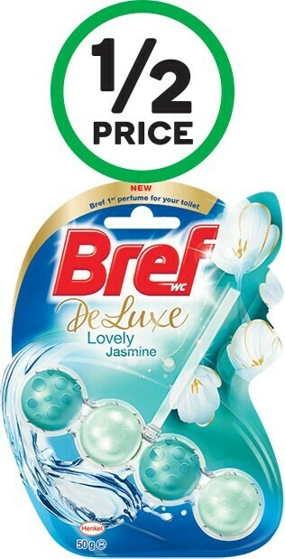 Woolworths Bref Deluxe, Scent Switch or Blue Active Toilet Cleaner 50g offer