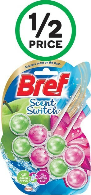 Woolworths Bref Deluxe or Scent Switch Pk 2 x 50g offer