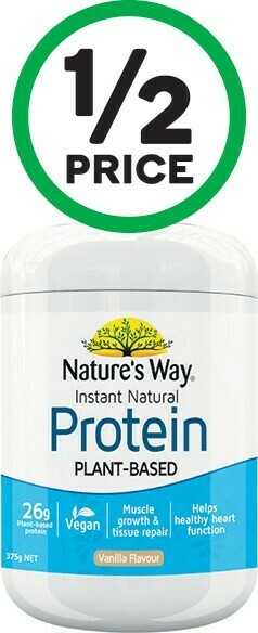 Woolworths Nature’s Way Protein Powder 375g~ offer