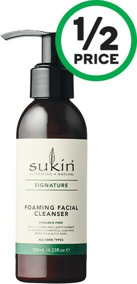 Woolworths Sukin Foaming Facial Cleanser Pump 125ml offer
