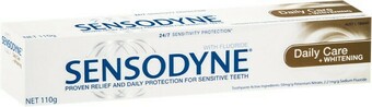 Woolworths Sensodyne Toothpaste Sensitive Teeth Daily Care 110g# offer