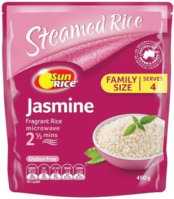 Woolworths SunRice Jasmine 450g offer