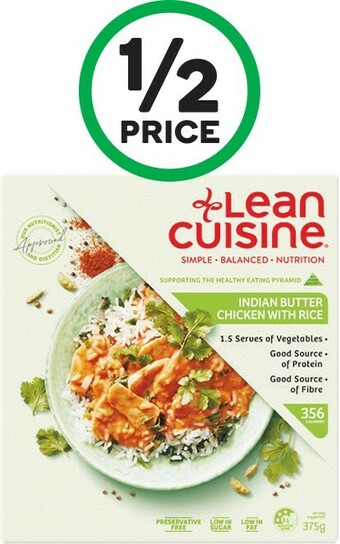 Woolworths Lean Cuisine Meals Range 375g offer