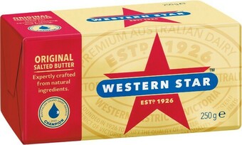 Woolworths Western Star Butter Block 250g – From the Fridge offer