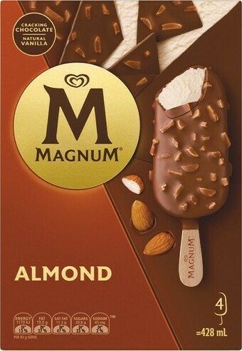 Woolworths Streets Classic Magnum Sticks 360-428ml Pk 4/6 – From the Freezer offer