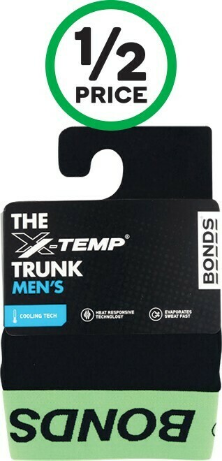 Woolworths Bonds Men’s XTemp Trunk offer