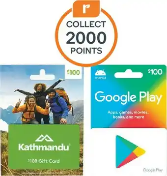 Woolworths Kathmandu, Restaurant Choice, Gourmet Traveller, Google Play, TCN Him & TCN Cinema Gift Cards offer