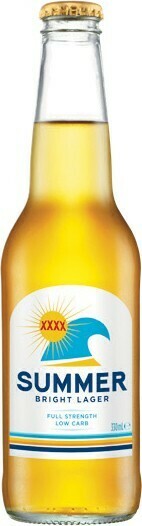 XXXX Summer Bright Lager Bottles 24x330ml