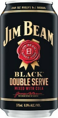 Woolworths Jim Beam Black Double Serve Cans 10x375ml offer