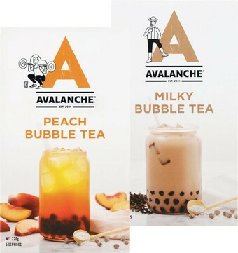 Woolworths Avalanche Bubble Tea Pk 5 offer