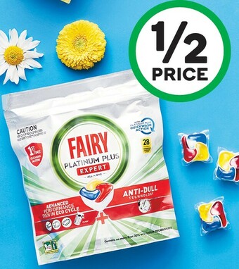 Woolworths Fairy Platinum Plus Dishwashing Tablets Pk 28 offer