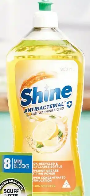 Woolworths Shine Dishwashing Liquid 900ml offer