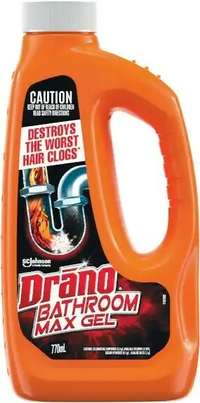 Woolworths Drano Bathroom Gel or Kitchen Gel 770ml offer