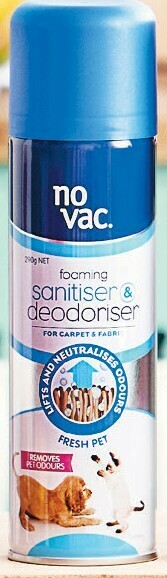 No Vac Sanitiser & Deodoriser Carpet 290g