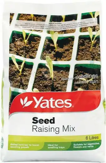 Woolworths Yates Seed Raising Mix 6 Litre offer