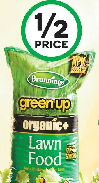 Woolworths Brunnings Organic Plus Fertilisers 2.5 kg offer