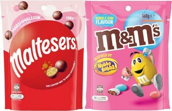 Coles Mars M&M's, Maltesers or Pods 120g-180g offer