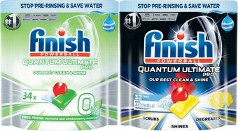 Coles Finish Quantum Ultimate Pro Dishwashing Tablets 32 Pack or Ultimate Pro 0% 34 Pack offer