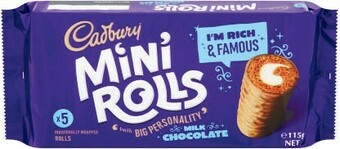Coles Cadbury Cake Bars or Rolls 105g-130g offer
